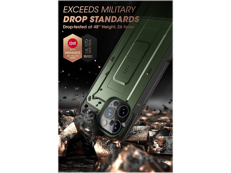 SUPCASE Unicorn Beetle PRO Dark Green Rugged Case for iPhone 14 Pro Max (SUP-iPhone2022Pro-6.7-UBPro-SP-Guldan)