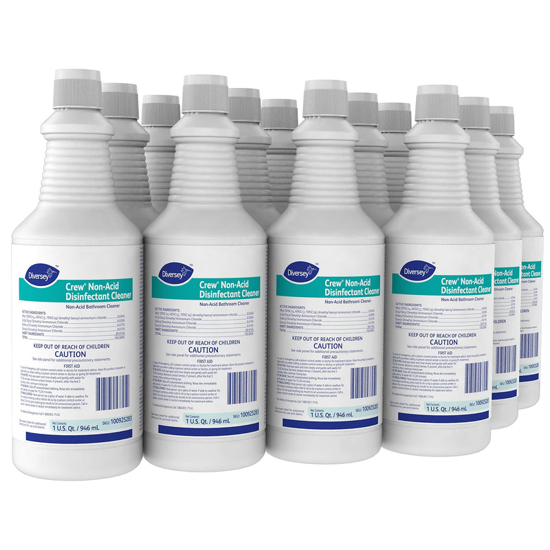 Crew Non-Acid Disinfectant All-Purpose Cleaner, Floral Fresh, 32 Oz., 12/Carton (100925283)