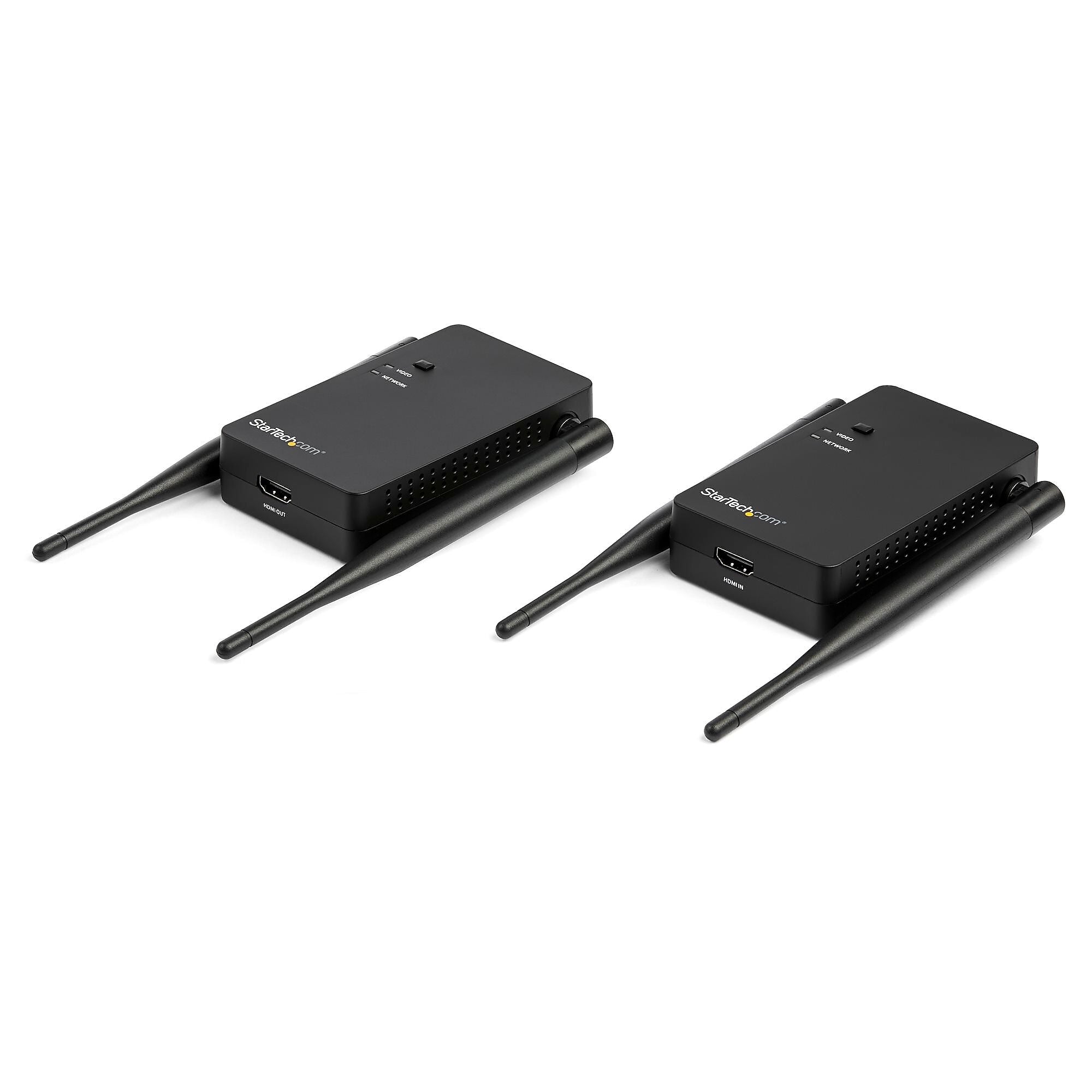 StarTech.com HDMI over Wireless Video Extender Kit, Female to Female, 656ft Wireless Range, 1080p 60Hz, 7.1 Audio (ST121WHDLR)