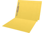 Medical Arts Press Reinforced Classification Folder, 1 3/8" Expansion, Letter Size, Yellow, 50/Box (S-09483-YLW)