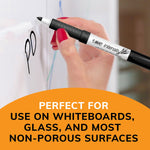 BIC Intensity Dry Erase Markers, Fine Tip, Blue, 12/Pack (GDE11BLU)