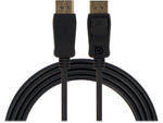 VisionTek DisplayPort to DisplayPort Video Cable, Male to Male, Black (901291)