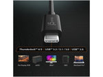 j5create 2.6' USB C to USB C Power Cable, Male to Male, Black (JUC28L08)
