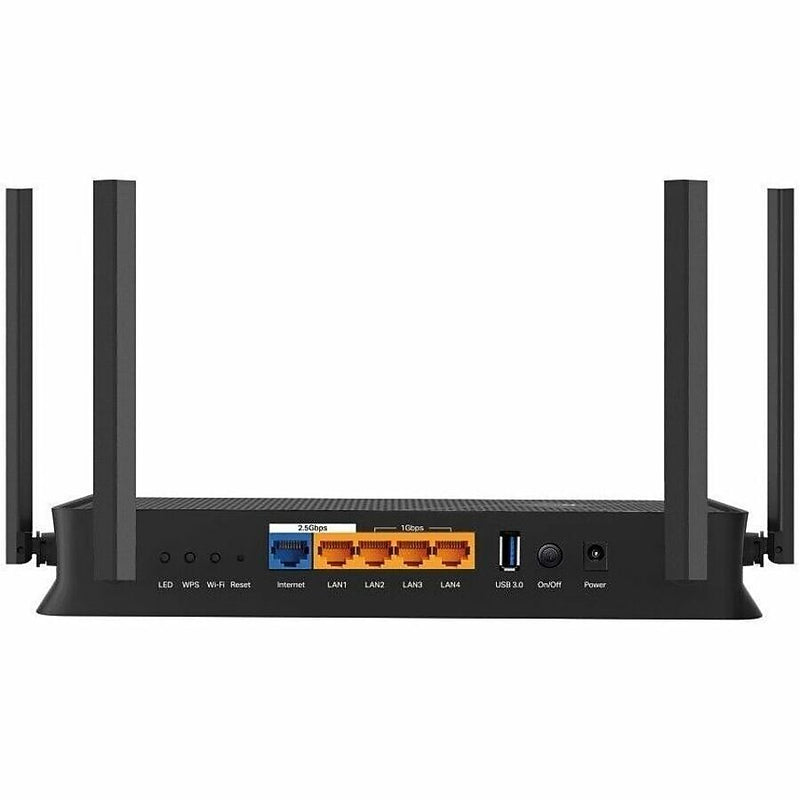 TP Link Archer BE3600 Dual Band MU-MIMO WiFi 7 Gaming Router, Black (ARCHERBE230)
