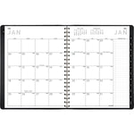 2026 AT-A-GLANCE Contemporary 8.25" x 11" Weekly & Monthly Planner, Faux Leather Cover, Black (70-950X-05-26)