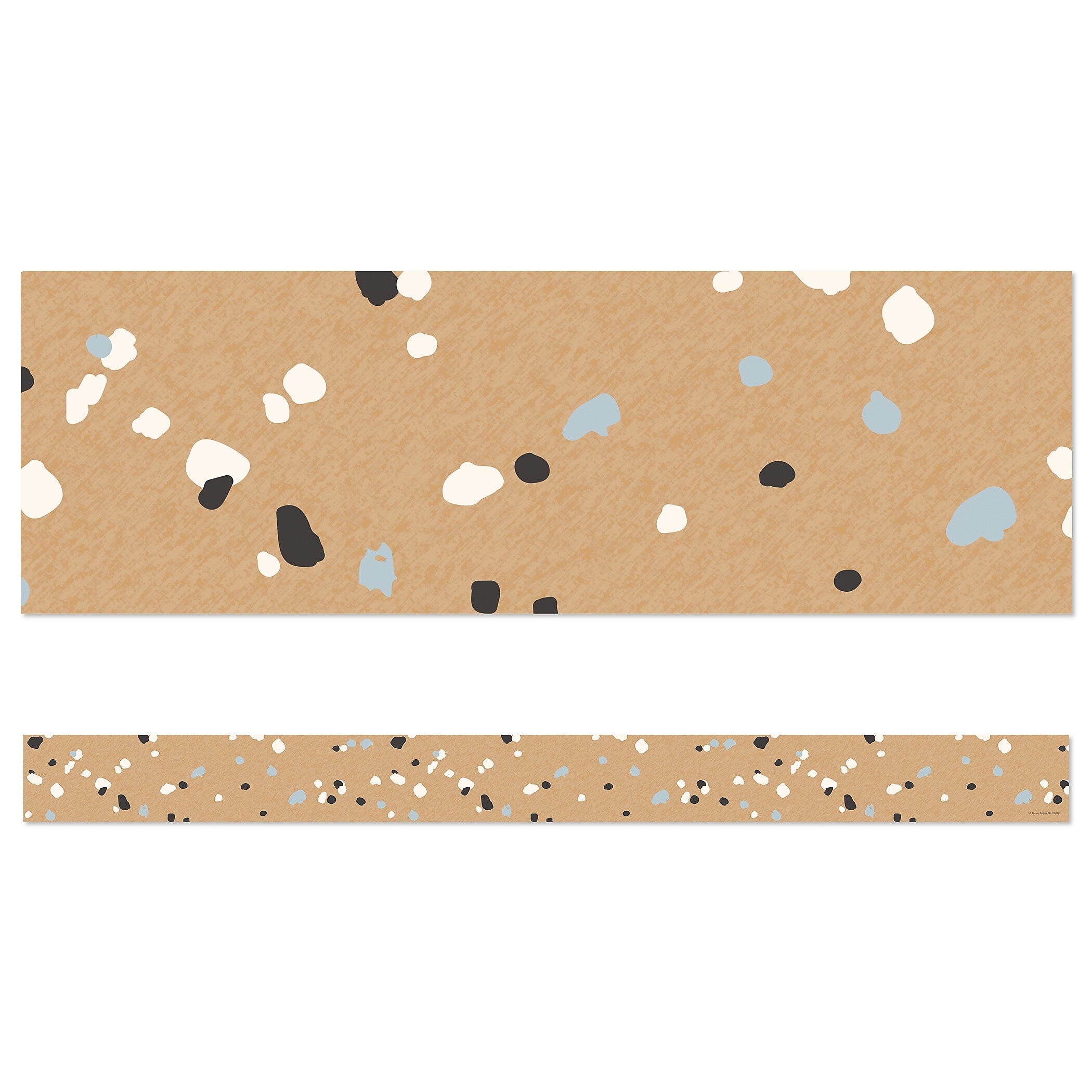 Carson Dellosa Education We Belong Straight Borders Per Bundle, 3"x 3', Speckled Kraft Paper, 6/Bundle (CD-108496-6)