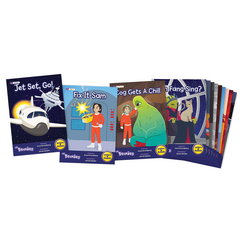 Beanstalk Books The Beanies Hi-Lo Diversity Decodables Phase 3 Set 2, 12/Set (JRLBB154)