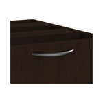 Alera Valencia Series Full Pedestal File, Left/right, 3-Drawers: Box/box/file, Legal/letter, Espresso, 15.63" X 20.5" X 28.5"