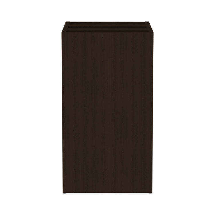 Alera Valencia Series Full Pedestal File, Left/right, 3-Drawers: Box/box/file, Legal/letter, Espresso, 15.63" X 20.5" X 28.5"