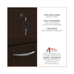 Alera Valencia Series Hanging Pedestal File, Left/right, 2-Drawers: Box/file, Legal/letter, Espresso, 15.63" X 20.5" X 19.25"