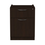 Alera Valencia Series Hanging Pedestal File, Left/right, 2-Drawers: Box/file, Legal/letter, Espresso, 15.63" X 20.5" X 19.25"