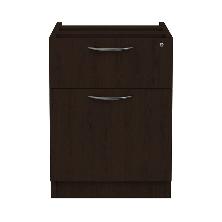 Alera Valencia Series Hanging Pedestal File, Left/right, 2-Drawers: Box/file, Legal/letter, Espresso, 15.63" X 20.5" X 19.25"
