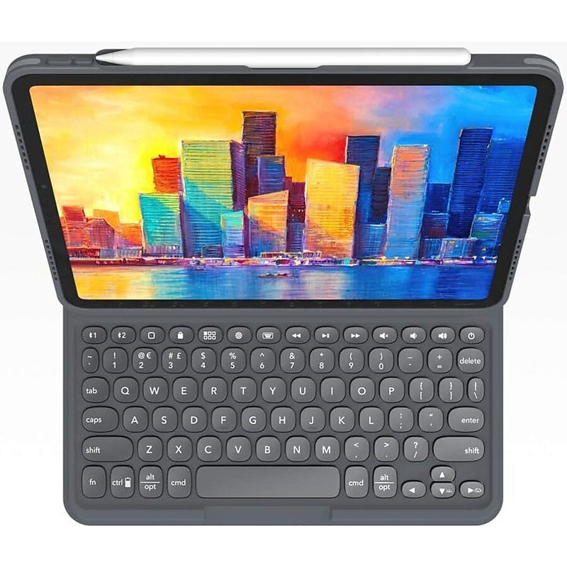ZAGG Pro Keys Wireless Keyboard & Detachable Case For 11" iPad Pro (Gen 1, 2, 3, & 4) and iPad Air (10.9" Gen. 4 & 5), Midnight