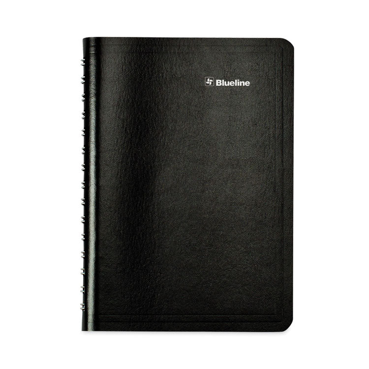 Academic Daily/Monthly Planner, 8 x 5, Black Cover, 12-Month (Aug to July): 2025 to 2026