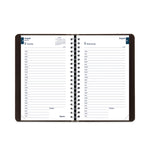 Academic Daily/Monthly Planner, 8 x 5, Black Cover, 12-Month (Aug to July): 2025 to 2026
