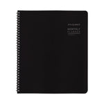 Contemporary Lite Monthly Planner, 11 x 9, Black Cover, 12-Month (Jan to Dec): 2025