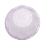 Renewable and Compostable Containers, 18 oz, 5.5" Diameter x 2.3" h, Clear, Plastic, 150/Carton