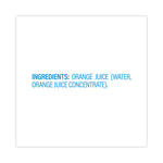 100% Juice, Orange, 4 oz Cup, 48/Box