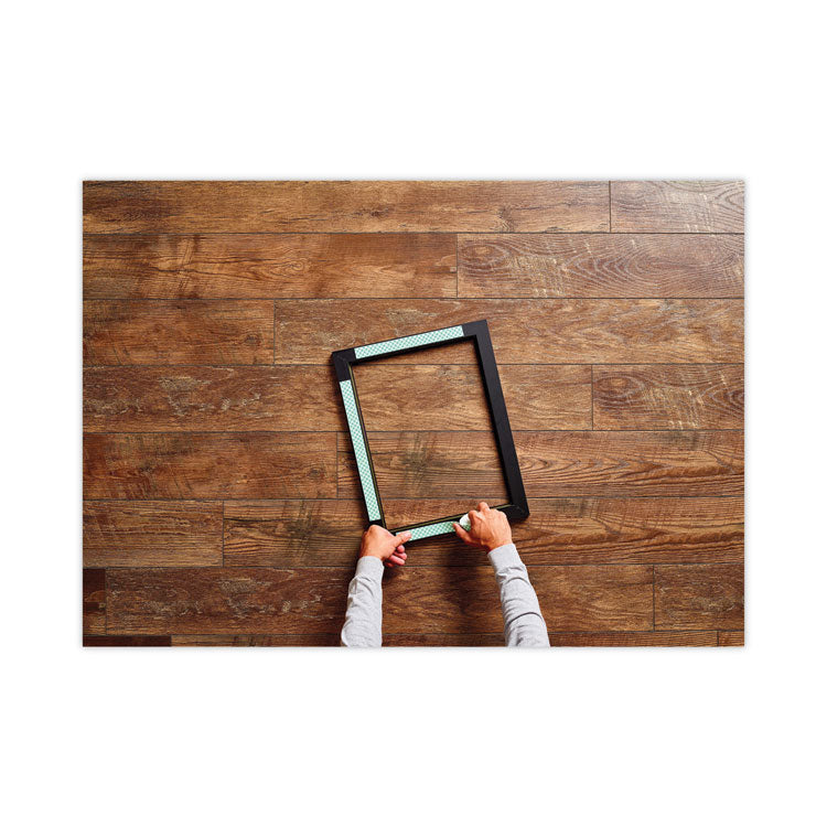 Permanent High-Density Foam Mounting Tape, Double-Sided, Holds Up to 15 lbs, 0.5" x 80", White
