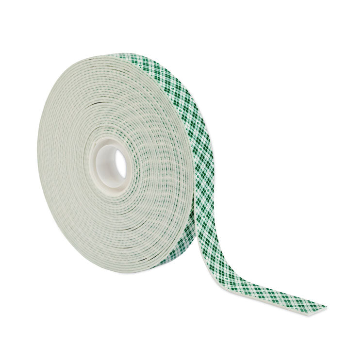 Permanent High-Density Foam Mounting Tape, Holds Up To 2 Lbs, 0.75 X 350, White