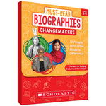 Scholastic Teaching Solutions Must Read Biographies Changemakers Boxed Set, 62/Set