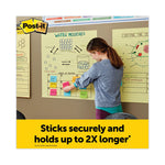 Vertical-Orientation Self-Stick Easel Pads, Presentation Format (1.5" Rule), 25 x 30, Yellow, 30 Sheets, 2/Carton