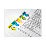 Arrow Message 1" Page Flags, "Initial Here", Blue, 50 Flags Dispensers/2 Dispensers/Pack