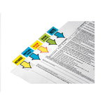Arrow Message 1" Page Flags, "Notarize," Yellow, 50 Flags/Dispenser, 2 Dispensers/Pack