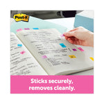 Arrow Message 0.5" Page Flags w/Dispensers, "Sign Here", Asst Primary, 30 Flags Dispenser, 4 Dispensers/Pack
