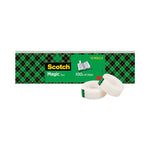 Magic Tape Value Pack, 1" Core, 0.75" X 83.33 Ft, Clear, 12/pack