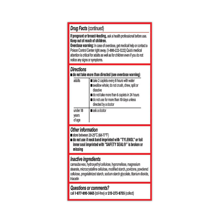 8-Hour Arthritis Pain Extended Release Tablets, 650 mg, 290/Bottle