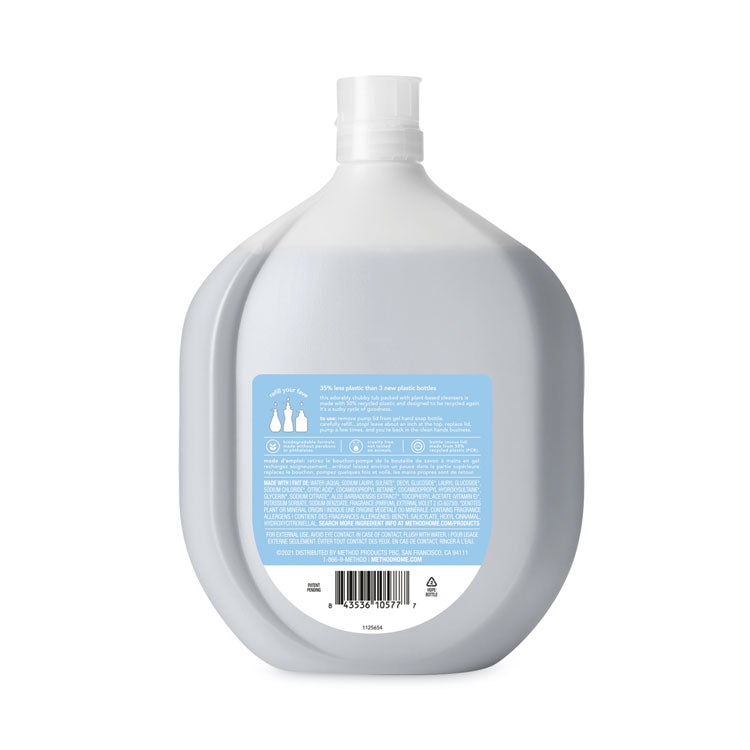 Gel Hand Wash Refill Tub, Sweetwater Scent, 34 oz, 4/Carton