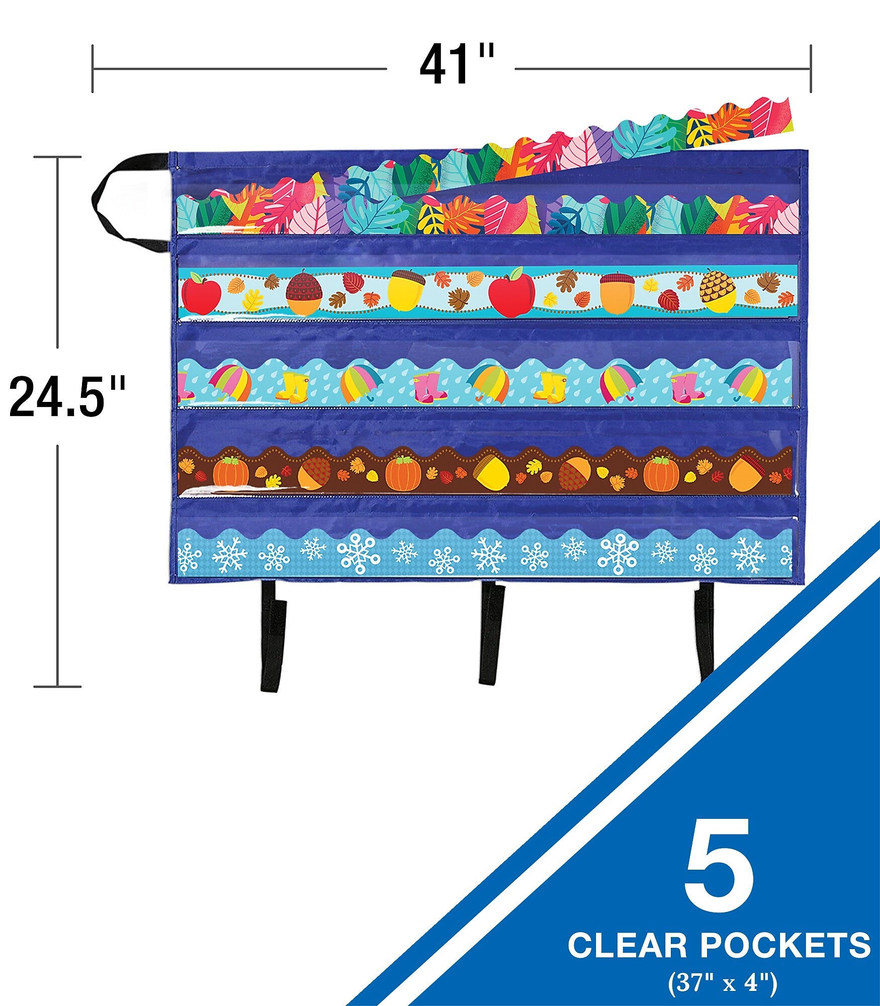 Carson Dellosa Education Deluxe Border and Bulletin Board Storage, 2 Pieces