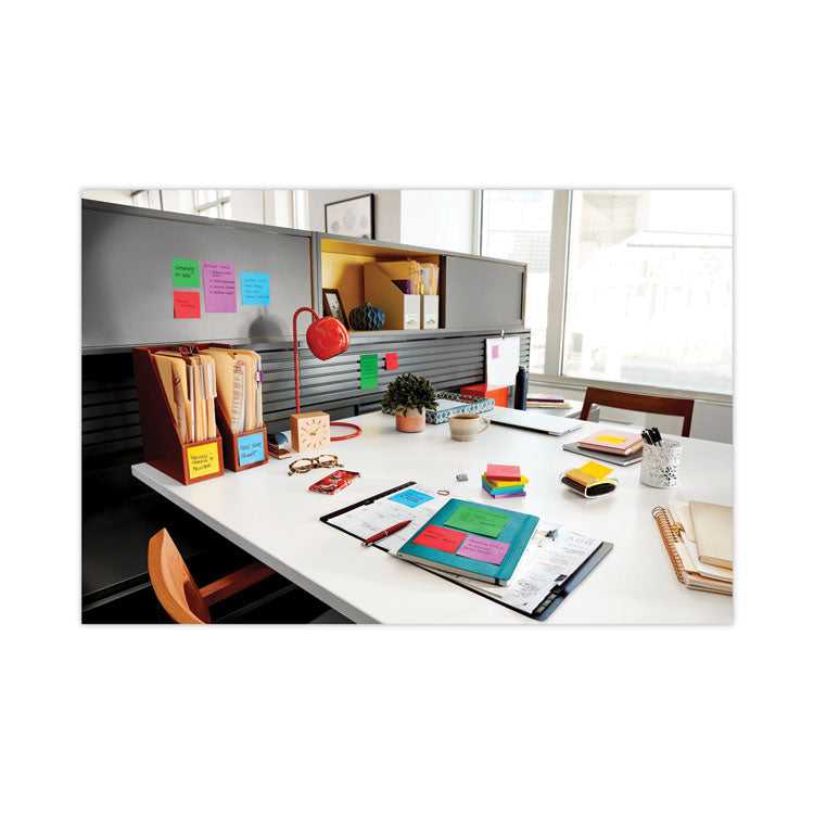 Pads in Playful Primary Collection Colors, Note Ruled, 4" x 4", 90 Sheets/Pad, 6 Pads/Pack