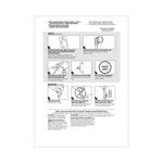 All Weather Hooks and Strips, Small, Plastic, Clear, 16 Clips and 20 Strips/Pack