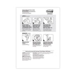 Clear Hooks and Strips, Medium, Plastic, 2 lb Capacity, 50 Hooks with 50 Adhesive Strips/Carton