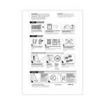 Picture Hanging Strips, Removable, Holds Up To 4 Lbs Per Pair, 0.5 X 3.63, White, 4 Pairs/pack