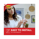 General Purpose Hooks Multi-Pack, Medium, Plastic, White, 3 lb Capacity, 6 Hooks and 12 Strips/Pack
