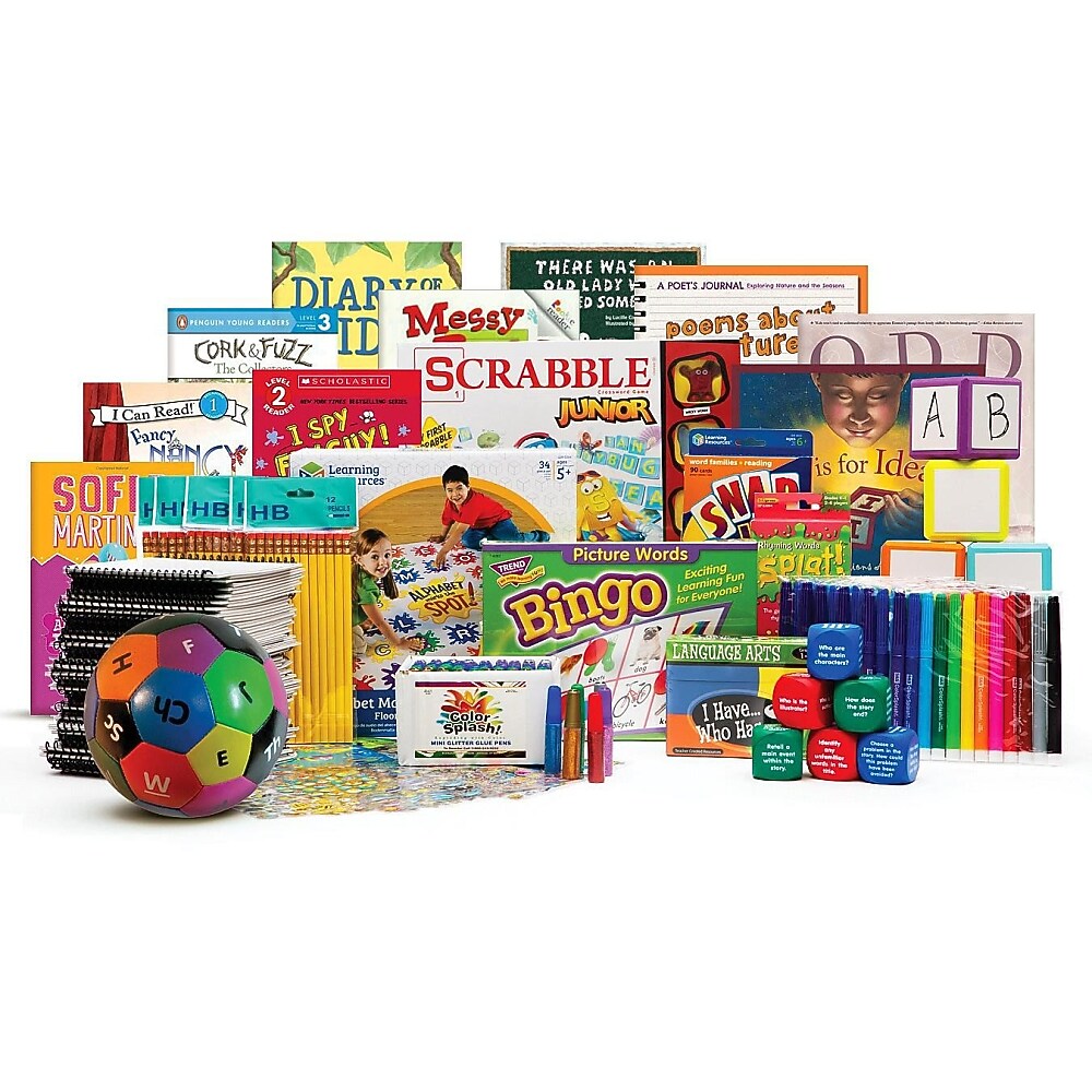 S&S Worldwide Family Engagement Night Kit Literacy, Assorted Colors (LR4580)
