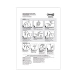 Adhesive Mount Metal Hook, Large, Brushed Nickel Finish, 5 lb Capacity, 1 Hook and 2 Strips/Pack