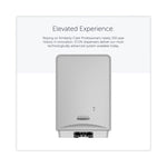 ICON Automatic Soap and Sanitizer Dispenser, 1.2 L, 8.06 x 14.18 x 4.75, Silver Mosaic