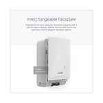 ICON Faceplate for Automatic Soap and Sanitizer Dispenser, 8.25 x 22 x 12.12, White Mosaic