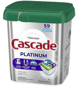 Cascade Platinum ActionPacs Dishwashing Detergent Pacs, Fresh Scent, 59 Pacs/Pack (97726)