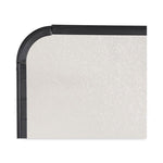 Magnetic Dry Erase Board, 11" x 14", White Surface, Black Plastic Frame