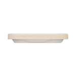 ECOSAVE Tableware, Plate, Sugarcane, 10.13" dia, White, 16/Pack