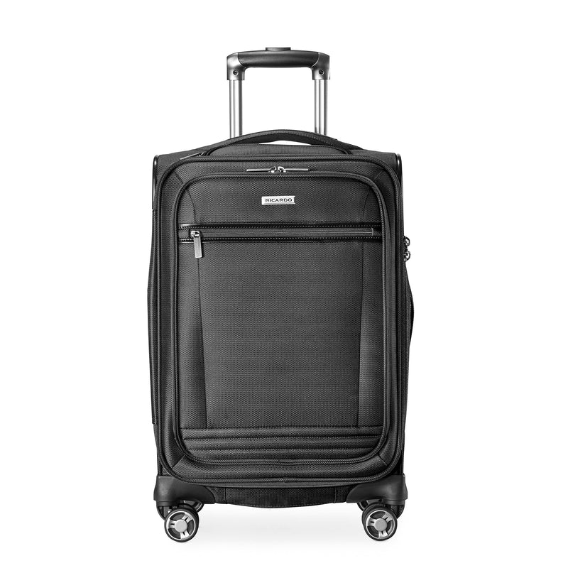 Ricardo Beverly Hills Avalon 22.5" Carry-On  Suitcase, 8-Wheeled Spinner, Black (135-20-001-4WB)