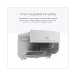 ICON Faceplate for Coreless Standard Roll Toilet Paper Dispenser, 3.56 x 12 x 1.5, White Mosaic