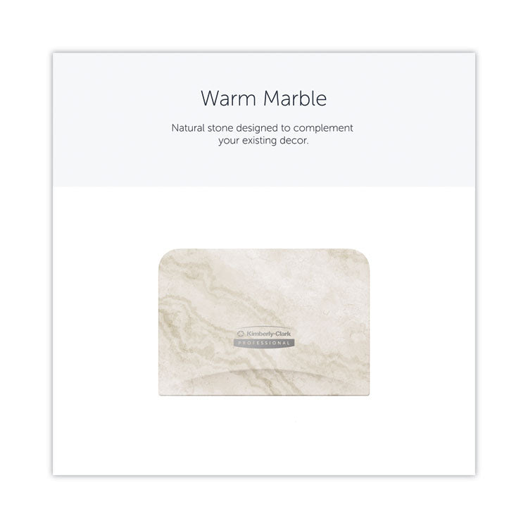 ICON Faceplate for Coreless Standard Roll Toilet Paper Dispenser, 4.25 x 6 x 1.5, Warm Marble