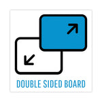 Dry Erase Lap Board, 11.88" x 8.25", White Surface