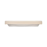 ECOSAVE Tableware, Plate, Sugarcane, 6.75" dia, White, 30/Pack, 12 Packs/Carton